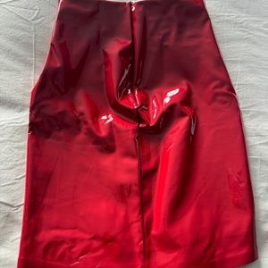 NEW Commando LAVA RED Mini skirt XS Sold out